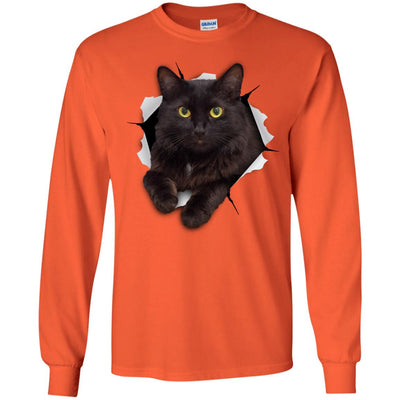 Black Cat Long Sleeve Ultra Cotton T-Shirt