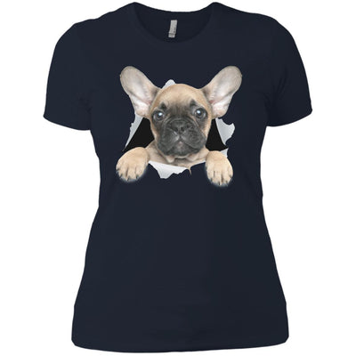 French Bulldog Pup Ladies' T-Shirt
