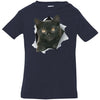 Black Kitten Infant Jersey T-Shirt