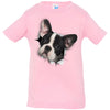 Black & White Frenchie Infant Jersey T-Shirt