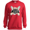 French Bulldog Pup Youth Crewneck Sweatshirt