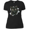 Black Kitten Ladies' T-Shirt
