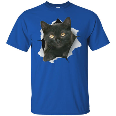 Black Kitten Youth Cotton T-Shirt