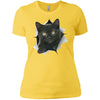 Black Kitten Ladies' T-Shirt