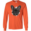 Black Frenchie Long Sleeve Ultra Cotton T-Shirt
