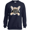 French Bulldog Pup Youth Crewneck Sweatshirt
