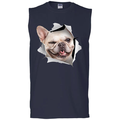 Winking Frenchie Men's Ultra Cotton Sleeveless T-Shirt