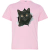 Black Kitten Youth Jersey T-Shirt