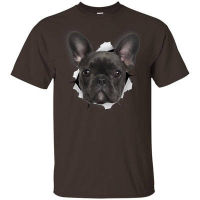 Black Frenchie Youth Cotton T-Shirt