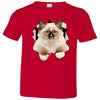 Brown Ragdoll Cat Toddler Jersey T-Shirt