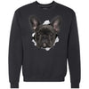 Black Frenchie Heavyweight Crewneck Sweatshirt