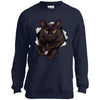 Black Cat Youth Crewneck Sweatshirt