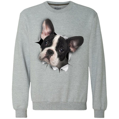 Black & White Frenchie Heavyweight Crewneck Sweatshirt