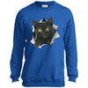 Black Kitten Youth Crewneck Sweatshirt