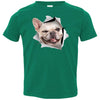 Winking Frenchie Toddler Jersey T-Shirt