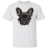 Black Frenchie Youth Cotton T-Shirt