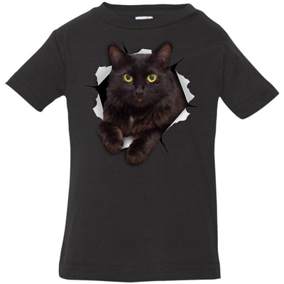 Black Cat Infant Jersey T-Shirt