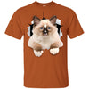 Brown Ragdoll Cat Youth Cotton T-Shirt