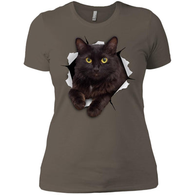 Black Cat Ladies' T-Shirt