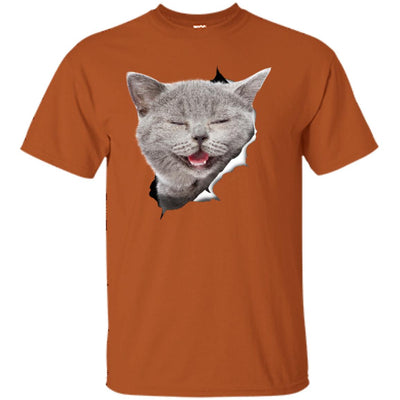 Grey Cat Laughing Ultra Cotton T-Shirt