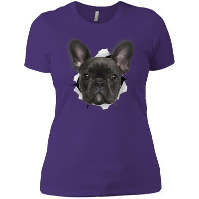 Black Frenchie Ladies' T-Shirt