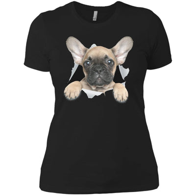 French Bulldog Pup Ladies' T-Shirt