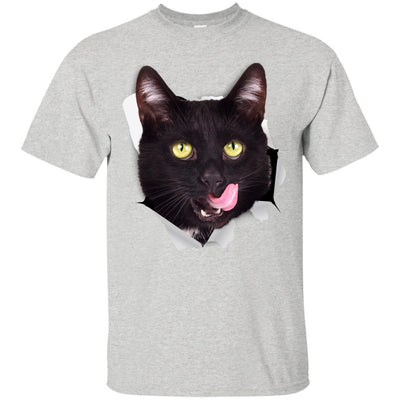 Black Cat Licking Ultra Cotton T-Shirt
