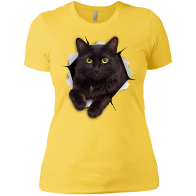 Black Cat Ladies' T-Shirt