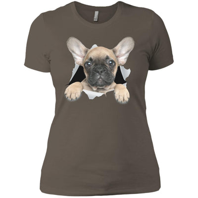 French Bulldog Pup Ladies' T-Shirt