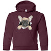 French Bulldog Pup Youth Pullover Hoodie