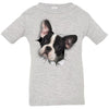 Black & White Frenchie Infant Jersey T-Shirt