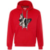 Black & White Frenchie Heavyweight Pullover Fleece Hoodie