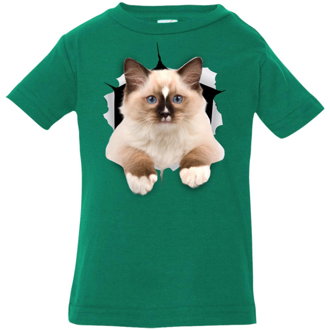 Brown Ragdoll Cat Infant Jersey T-Shirt