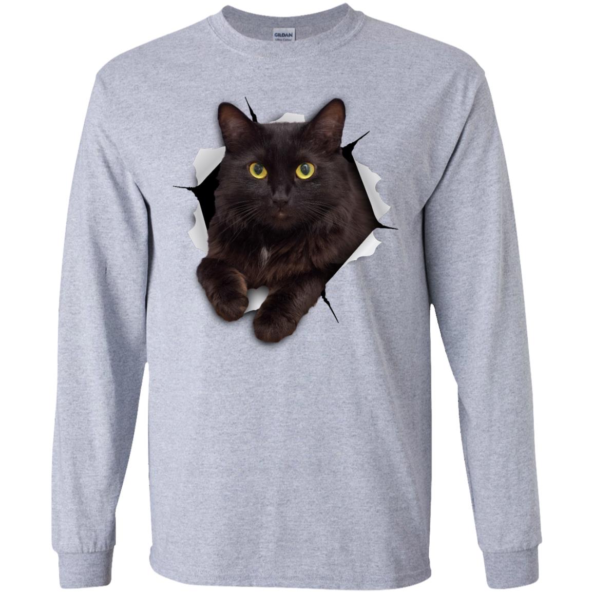 Black Cat Long Sleeve Ultra Cotton T-Shirt