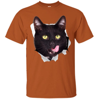 Black Cat Licking Ultra Cotton T-Shirt