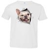 Winking Frenchie Toddler Jersey T-Shirt