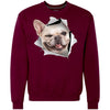 Winking Frenchie Heavyweight Crewneck Sweatshirt