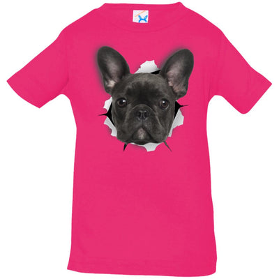 Black Frenchie Infant Jersey T-Shirt
