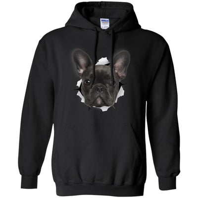 Black Frenchie Pullover Hoodie