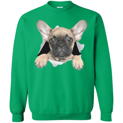 French Bulldog Pup Crewneck Pullover Sweatshirt