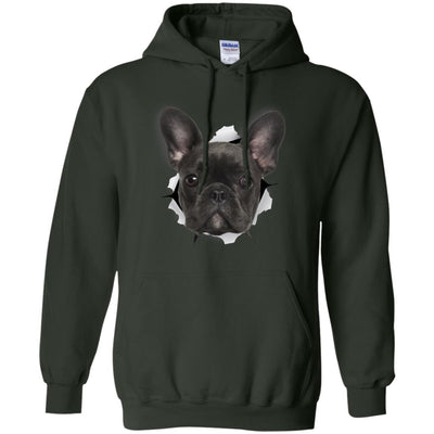 Black Frenchie Pullover Hoodie
