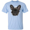 Black Frenchie Youth Cotton T-Shirt