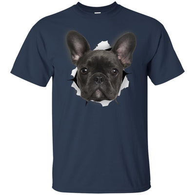 Black Frenchie Youth Cotton T-Shirt