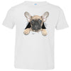 French Bulldog Pup Toddler Jersey T-Shirt