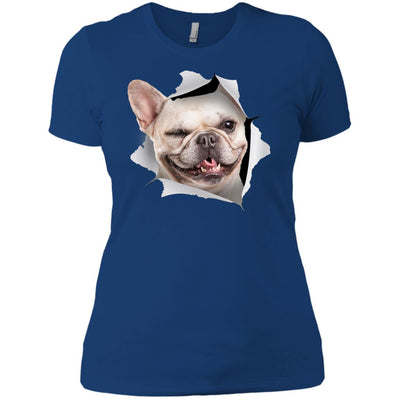 Winking Frenchie Ladies' T-Shirt