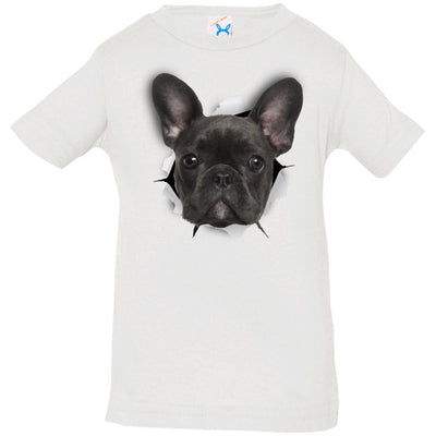 Black Frenchie Infant Jersey T-Shirt