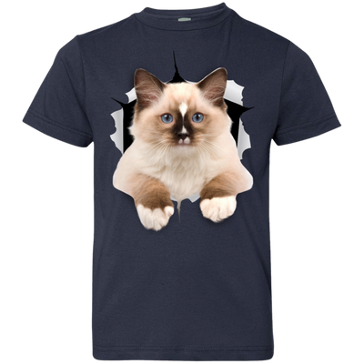 Brown Ragdoll Youth Jersey T-Shirt