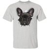 Black Frenchie Youth Cotton T-Shirt