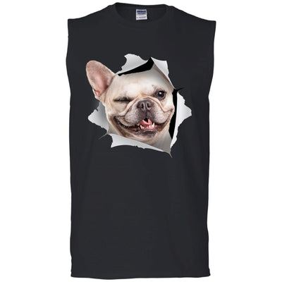 Winking Frenchie Men's Ultra Cotton Sleeveless T-Shirt