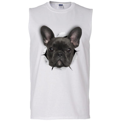 Black Frenchie Men's Ultra Cotton Sleeveless T-Shirt